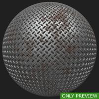PBR metal floor rusted preview 0001
